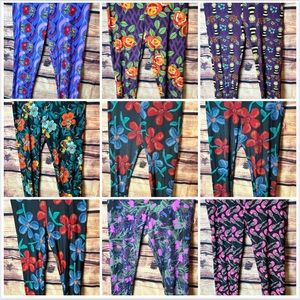 All Lularoe size tall and curvy leggings! 9 pairs! 💜